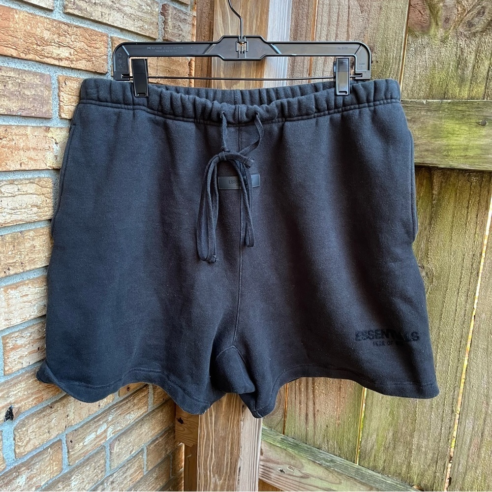 Essentials Fear of God Men's Black Casual Shorts